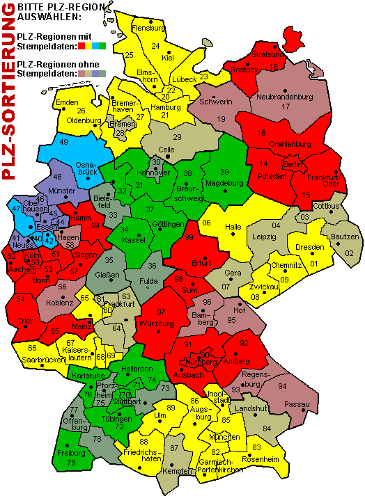 PLZ DEUTSCHLAND